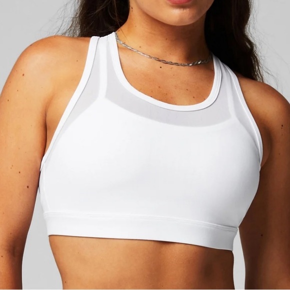 Fabletics Other - Fabletics High Impact Sports Bra-White Medium